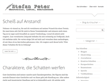 Tablet Screenshot of blog.stefanpeter.at